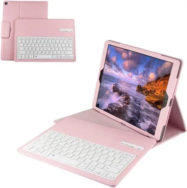 Alt view image 4 of 7 - BONAEVER Wireless Bluetooth Keyboard Case for iPad 9.7 inch 2017 2018 6th 5th Gen Air 2/Air iPad Pro 9.7 Slim Shell Protective Stand Cover with Keyboard