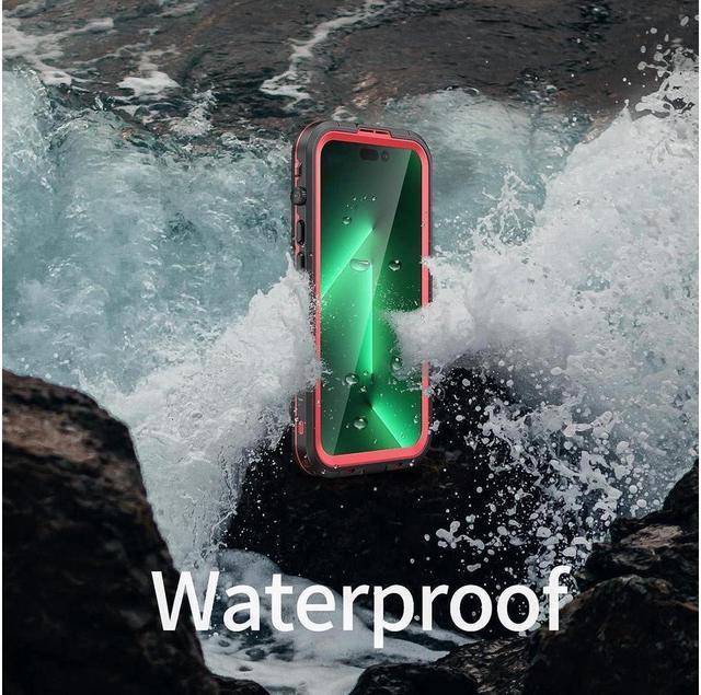 Alt view image 3 of 7 - BONAEVER for iPhone 14 Pro Max Case Waterproof Compatible with Magsafe Magnetic Protective iPhone 14 Pro Max Phone Case Water Proof Mag Safe Magnet Shockproof Clear with Screen Protector