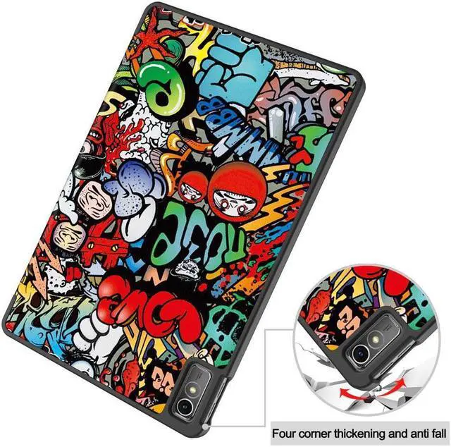 Alt view image 7 of 7 - BONAEVER Case for Lenovo Tab M10 5G 10.6 Inch 2023 TB-360ZU TB-360XU Tri fold Slim Hard Shell Smart Protective Cover with Multi-Angle Stand Universal Stylus Pen