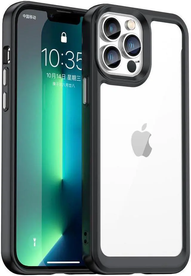 Main image of BONAEVER Case Compatible with iPhone 13 Pro Max 6.7 inch Shockproof Phone Bumper Cover Anti-Scratch Clear Back