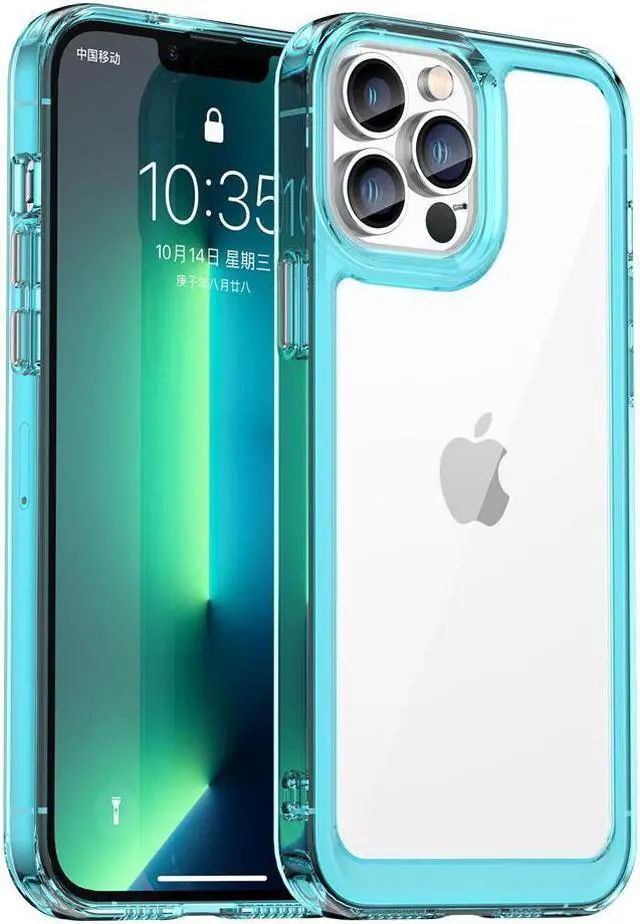 Main image of BONAEVER Case Compatible with iPhone 13 Pro Max 6.7 inch Shockproof Phone Bumper Cover Anti-Scratch Clear Back