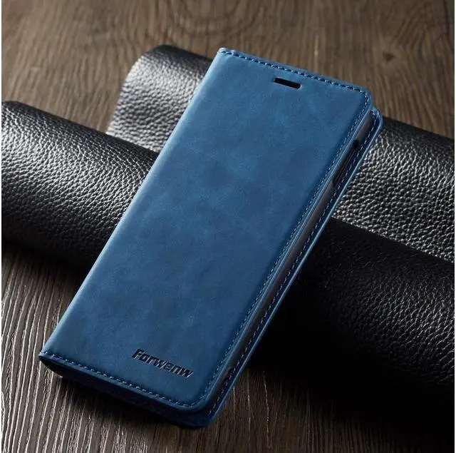 Alt view image 6 of 6 - BONAEVER For Samsung Galaxy S10e Case Premium PU Leather Cover TPU Bumper with Card Holder Stand andidden Magnetic Shockproof Flip Wallet Case
