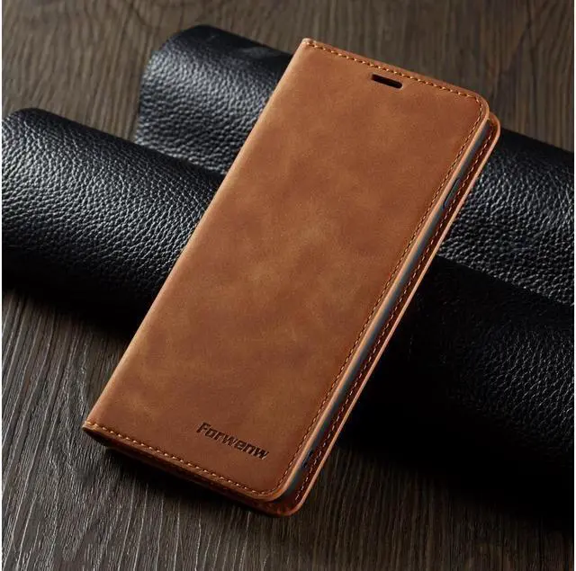 Alt view image 5 of 6 - BONAEVER For Samsung Galaxy S10 Plus Case Premium PU Leather Cover TPU Bumper with Card Holder Stand andidden Magnetic Shockproof Flip Wallet Case for Galaxy S10 Plus / S10+ 6.4 inch