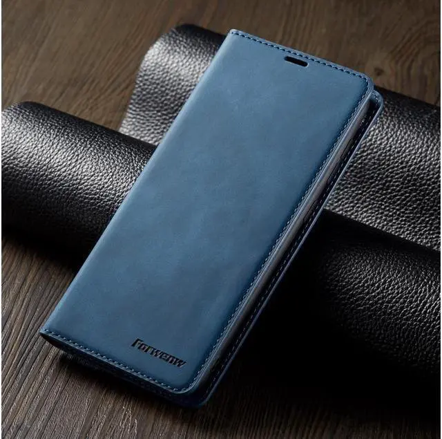 Alt view image 5 of 6 - BONAEVER For Samsung Galaxy A20 / A30 Case Premium PU Leather Cover TPU Bumper with Card Holder Stand andidden Magnetic Shockproof Flip Wallet Case