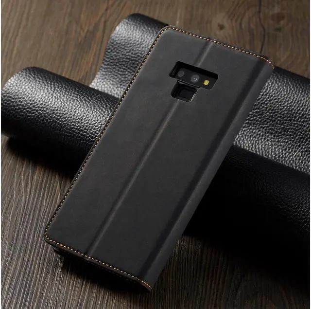 Alt view image 6 of 6 - BONAEVER For Samsung Galaxy Note 9 Case Premium PU Leather Cover TPU Bumper with Card Holder Stand andidden Magnetic Shockproof Flip Wallet Case for Galaxy Note 9 6.4 inch
