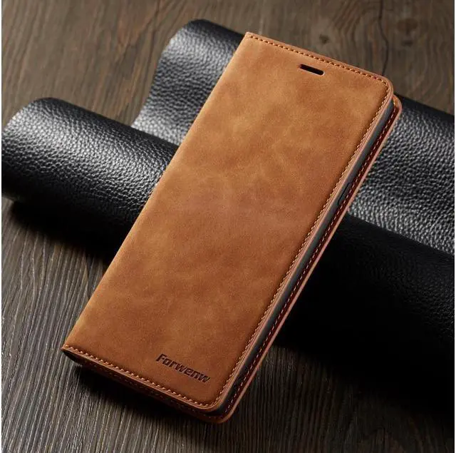 Alt view image 4 of 6 - BONAEVER For Samsung Galaxy Note 9 Case Premium PU Leather Cover TPU Bumper with Card Holder Stand andidden Magnetic Shockproof Flip Wallet Case for Galaxy Note 9 6.4 inch