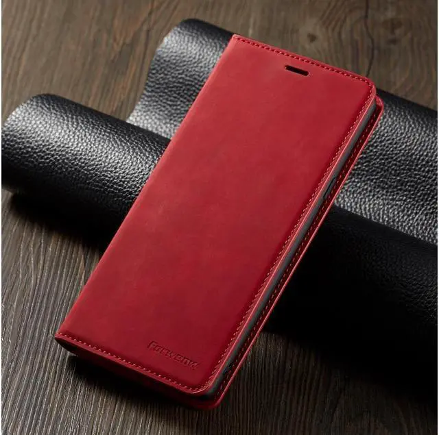 Alt view image 4 of 5 - BONAEVER For Samsung Galaxy Note 9 Case Premium PU Leather Cover TPU Bumper with Card Holder Stand andidden Magnetic Shockproof Flip Wallet Case for Galaxy Note 9 6.4 inch