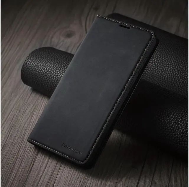 Alt view image 5 of 6 - BONAEVER For Samsung Galaxy A02 Case Premium PU Leather Cover TPU Bumper with Card Holder Stand andidden Magnetic Shockproof Flip Wallet Case for Galaxy A02 / Galaxy M02
