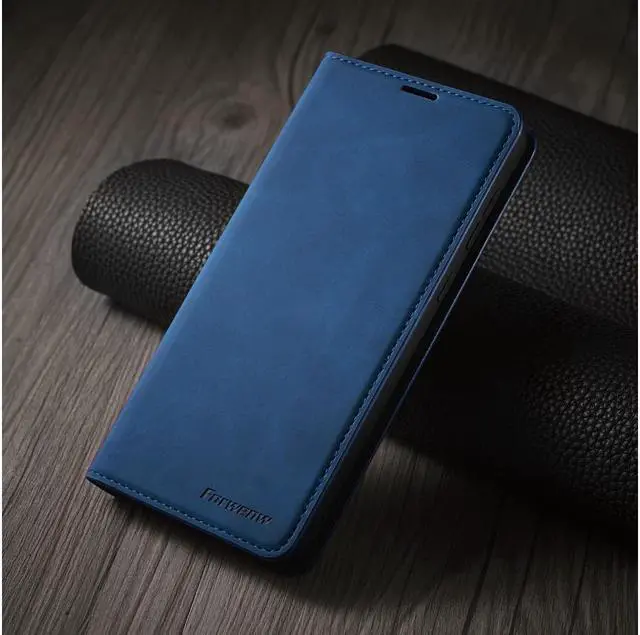 Alt view image 5 of 6 - BONAEVER For Samsung Galaxy A02 Case Premium PU Leather Cover TPU Bumper with Card Holder Stand andidden Magnetic Shockproof Flip Wallet Case for Galaxy A02 / Galaxy M02