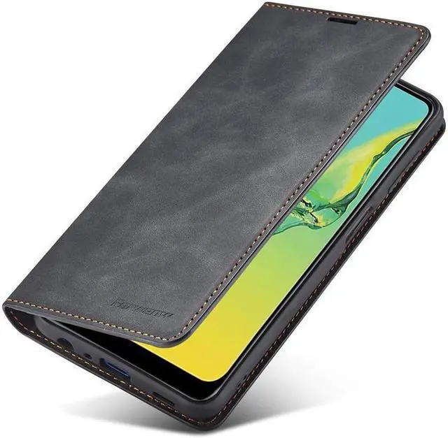 Alt view image 3 of 7 - BONAEVER For Samsung Galaxy A32 5G Case Premium PU Leather Cover TPU Bumper with Card Holder Stand andidden Magnetic Shockproof Flip Wallet Case