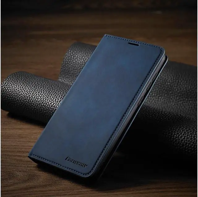 Alt view image 6 of 6 - BONAEVER For Samsung Galaxy A21S Case Premium PU Leather Cover TPU Bumper with Card Holder Stand andidden Magnetic Shockproof Flip Wallet Case