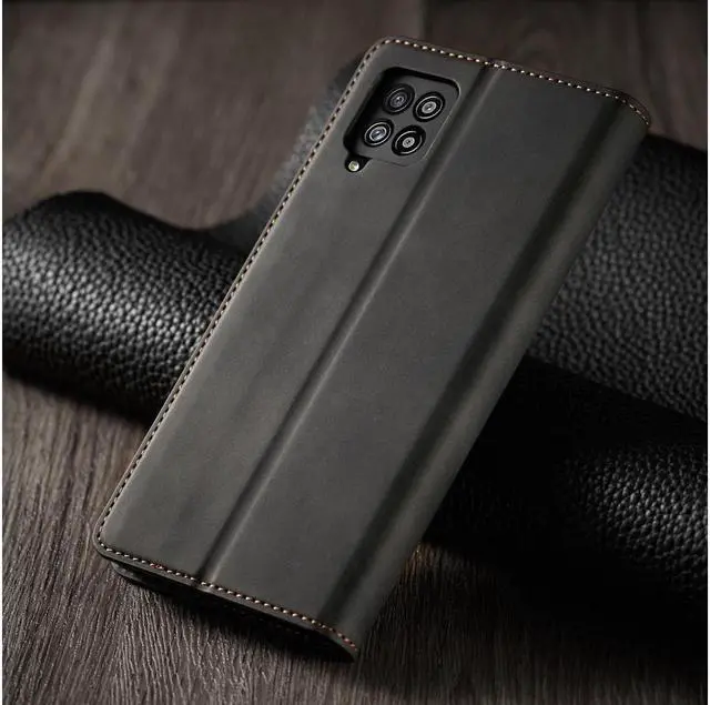 Alt view image 5 of 7 - BONAEVER For Samsung Galaxy F62 / M62 Case Premium PU Leather Cover TPU Bumper with Card Holder Stand andidden Magnetic Shockproof Flip Wallet Case for Galaxy F62 / Galaxy M62