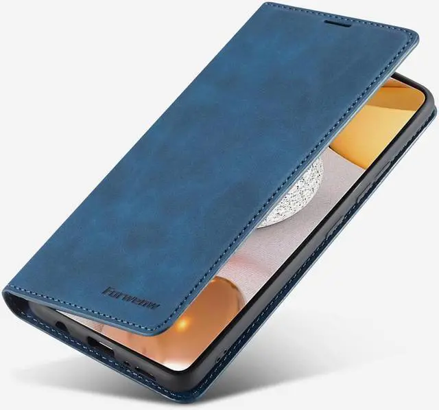 Alt view image 3 of 7 - BONAEVER For Samsung Galaxy F62 / M62 Case Premium PU Leather Cover TPU Bumper with Card Holder Stand andidden Magnetic Shockproof Flip Wallet Case for Galaxy F62 / Galaxy M62