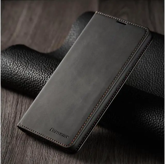 Alt view image 7 of 7 - BONAEVER For Samsung Galaxy F62 / M62 Case Premium PU Leather Cover TPU Bumper with Card Holder Stand andidden Magnetic Shockproof Flip Wallet Case for Galaxy F62 / Galaxy M62