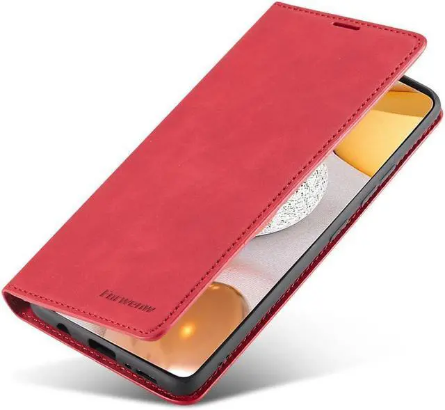 Alt view image 2 of 7 - BONAEVER For Samsung Galaxy F62 / M62 Case Premium PU Leather Cover TPU Bumper with Card Holder Stand andidden Magnetic Shockproof Flip Wallet Case for Galaxy F62 / Galaxy M62