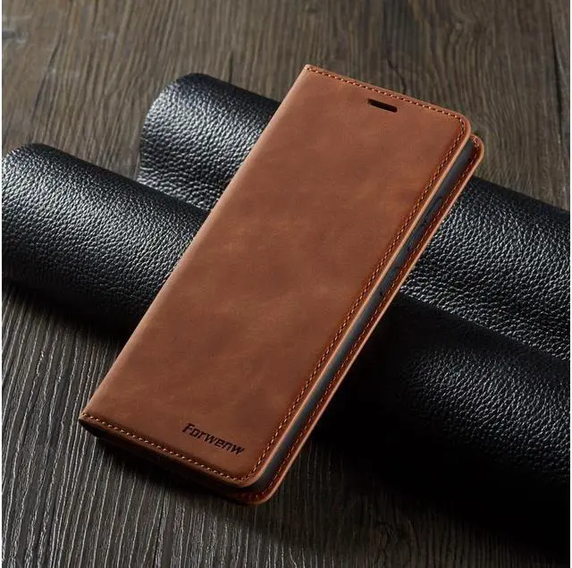 Alt view image 2 of 7 - BONAEVER For Samsung Galaxy Galaxy A31 Case Premium PU Leather Cover TPU Bumper with Card Holder Stand andidden Magnetic Shockproof Flip Wallet Case for Galaxy A31 4G