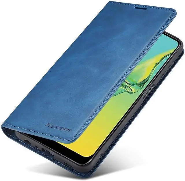 Alt view image 3 of 7 - BONAEVER For Samsung Galaxy Galaxy A03S Case Premium PU Leather Cover TPU Bumper with Card Holder Stand andidden Magnetic Shockproof Flip Wallet Case