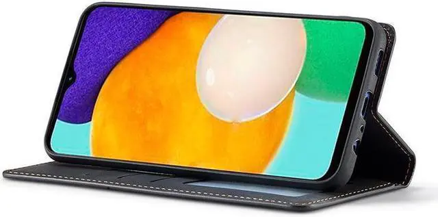 Alt view image 3 of 6 - BONAEVER For Samsung Galaxy A13 4G Case Premium PU Leather Cover TPU Bumper with Card Holder Stand andidden Magnetic Shockproof Flip Wallet Case (Not Fit for Galaxy A13 5G)