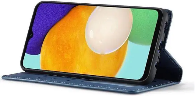 Alt view image 3 of 6 - BONAEVER For Samsung Galaxy A13 4G Case Premium PU Leather Cover TPU Bumper with Card Holder Stand andidden Magnetic Shockproof Flip Wallet Case (Not Fit for Galaxy A13 5G)