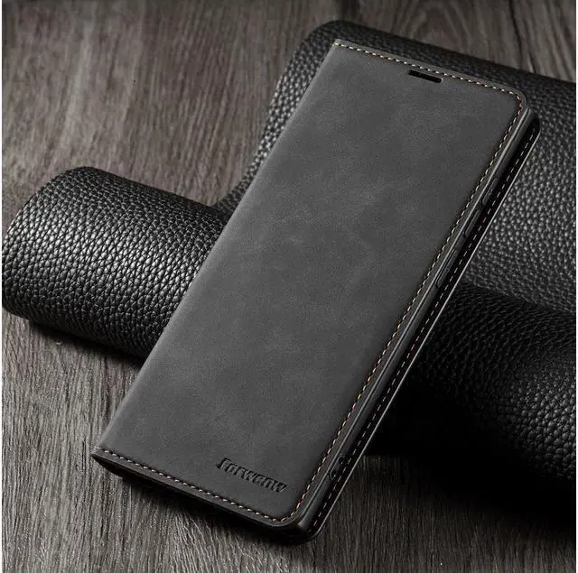 Alt view image 6 of 6 - BONAEVER For Samsung Galaxy S22 Ultra 5G 6.8 inch 2022 Case Premium PU Leather Cover TPU Bumper with Card Holder Stand andidden Magnetic Shockproof Flip Wallet Case