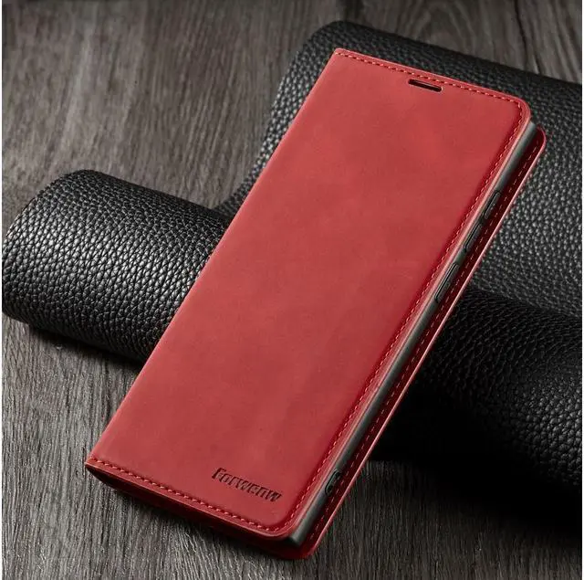 Alt view image 4 of 6 - BONAEVER For Samsung Galaxy S22 Ultra 5G 6.8 inch 2022 Case Premium PU Leather Cover TPU Bumper with Card Holder Stand andidden Magnetic Shockproof Flip Wallet Case