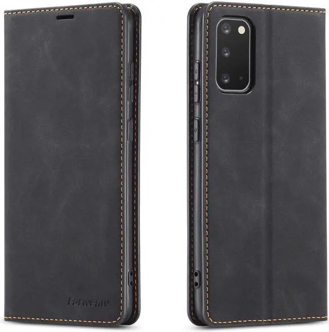 Main image of BONAEVER For Samsung Galaxy A91 / M80S / S10 Lite Case Premium PU Leather Cover TPU Bumper with Card Holder Stand andidden Magnetic Shockproof Flip Wallet Case