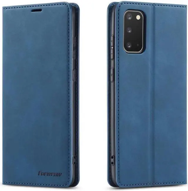 Main image of BONAEVER For Samsung Galaxy A91 / M80S / S10 Lite Case Premium PU Leather Cover TPU Bumper with Card Holder Stand andidden Magnetic Shockproof Flip Wallet Case