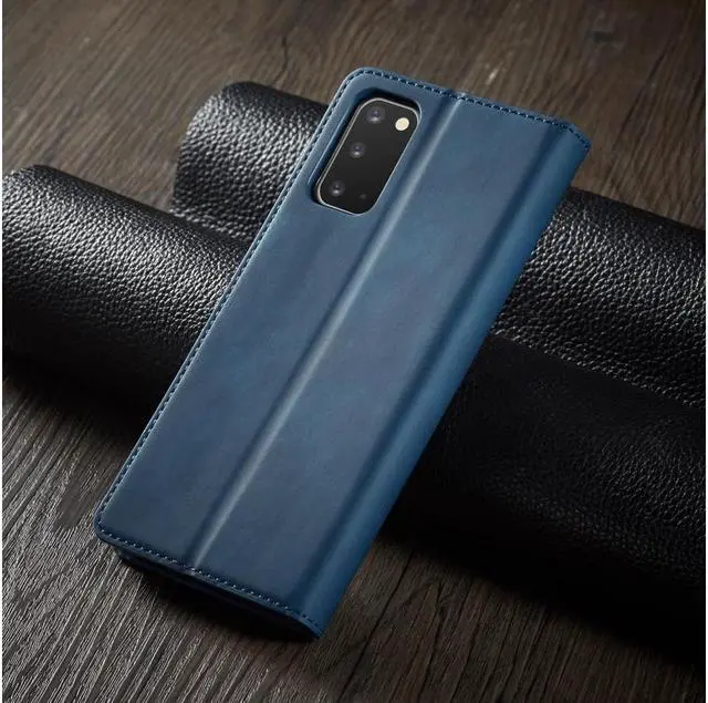 Alt view image 5 of 7 - BONAEVER For Samsung Galaxy A91 / M80S / S10 Lite Case Premium PU Leather Cover TPU Bumper with Card Holder Stand andidden Magnetic Shockproof Flip Wallet Case