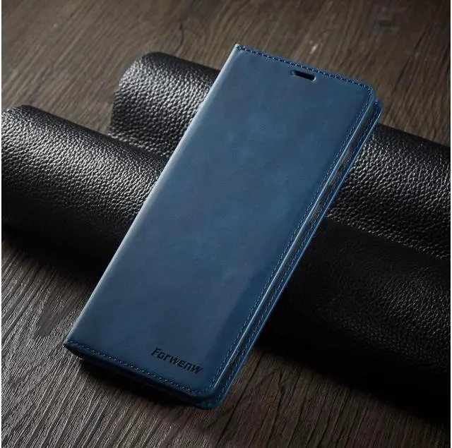 Alt view image 4 of 7 - BONAEVER For Samsung Galaxy A91 / M80S / S10 Lite Case Premium PU Leather Cover TPU Bumper with Card Holder Stand andidden Magnetic Shockproof Flip Wallet Case