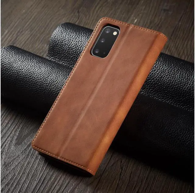 Alt view image 4 of 7 - BONAEVER For Samsung Galaxy A91 / M80S / S10 Lite Case Premium PU Leather Cover TPU Bumper with Card Holder Stand andidden Magnetic Shockproof Flip Wallet Case