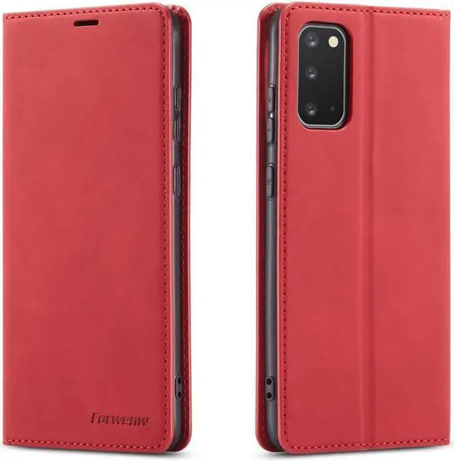Main image of BONAEVER For Samsung Galaxy A91 / M80S / S10 Lite Case Premium PU Leather Cover TPU Bumper with Card Holder Stand andidden Magnetic Shockproof Flip Wallet Case
