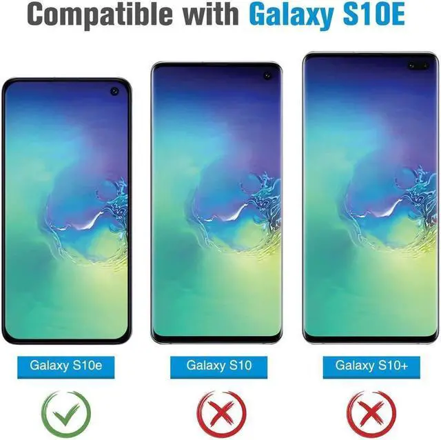Alt view image 5 of 7 - BONAEVER For Samsung Galaxy S10e Case IP68 Waterproof Du Standproof Shockproof Case with Built-in Screen Protector Sealed Underwater Protective Clear Cover for Samsung S10e