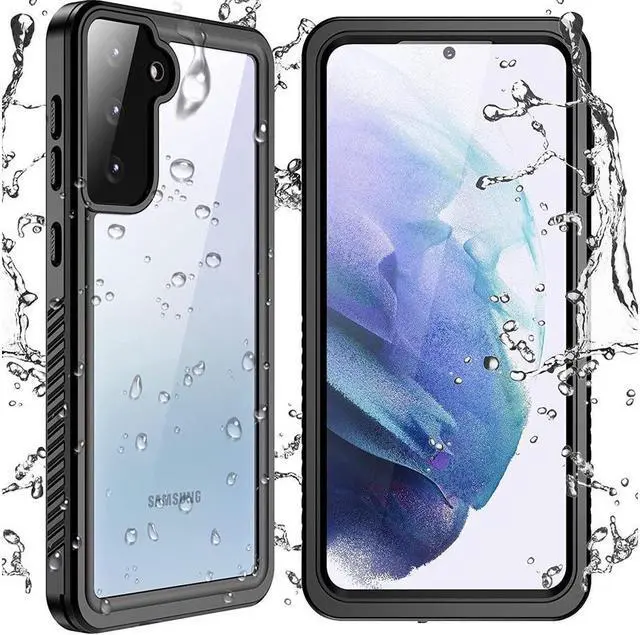 Main image of BONAEVER For Samsung Galaxy S21 Plus Waterproof Case Built-in Screen Protector Protection Shockproof Anti-Scratched Cover for Samsung Galaxy S21 Plus 6.7 inch 2021 Black