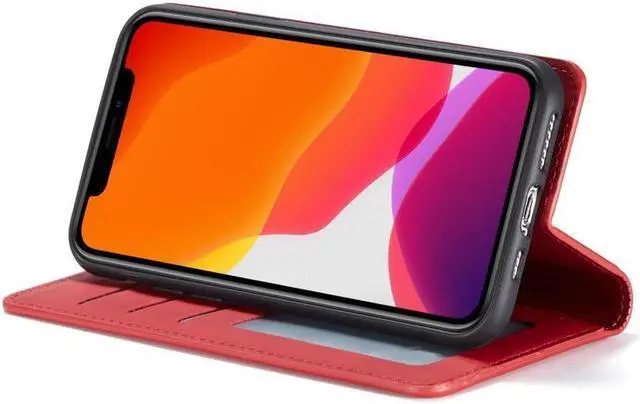 Alt view image 3 of 6 - BONAEVER For iPhone 11 Pro Max Wallet Case Premium Leather iPhone 11 Pro Max Folio Flip Case with Stand and Card Holder Slots Shockproof Protective Cover for Apple iPhone 11 Pro Max 6.5 inch