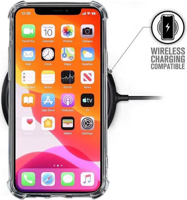 Alt view image 7 of 7 - BONAEVER For iPhone 11 Pro Case Soft Slim Cry Standal TPU Clear Case Thin Anti-Scratch & Reinforced Corners Cover Shock Absorption Protective hard cover fit designed for iPhone 11 Pro 5.8 Inch