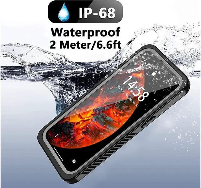 Alt view image 3 of 7 - BONAEVER for iPhone 13 Pro Case Waterproof Built in Screen Protector 360° Protective Shockproof Dustdproof IP68 Underwater Case for iPhone 13 Pro 6.1 inch 2021