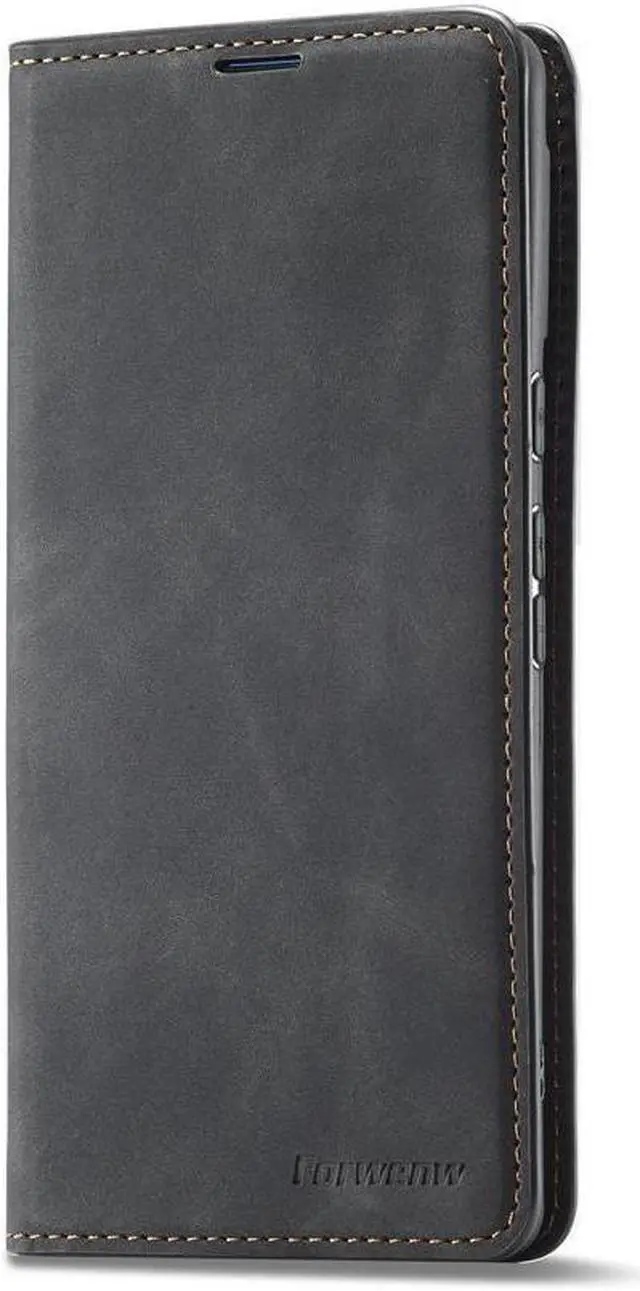 Alt view image 3 of 7 - BONAEVER Case for Google Pixel 6 5G 6.4 inch Premium PU Leather Cover with Card Holder Stand and Shockproof Flip Wallet Cover Black