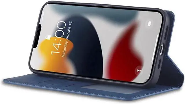 Alt view image 5 of 7 - BONAEVER Case for iPhone 14 Pro Max 6.7 inch Premium PU Leather Cover with Card Holder Stand and Shockproof Flip Wallet Cover