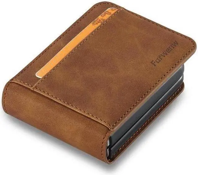 Alt view image 3 of 7 - BONAEVER For Samsung Galaxy Z Flip 4 5G 2022 Case Premium PU Leather Cover with Card Holder Magnetic Shockproof Flip Wallet Case