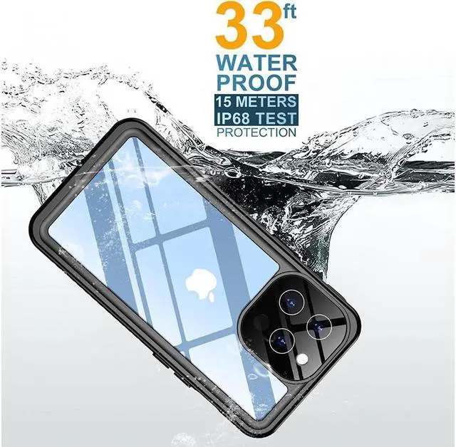 Alt view image 3 of 7 - BONAEVER For iPhone 13 Pro max Case Waterproof Dropproof Built in Screen Protector Shockproof Phone Cover for iPhone 13 Pro max 5G 6.7 inch 2021