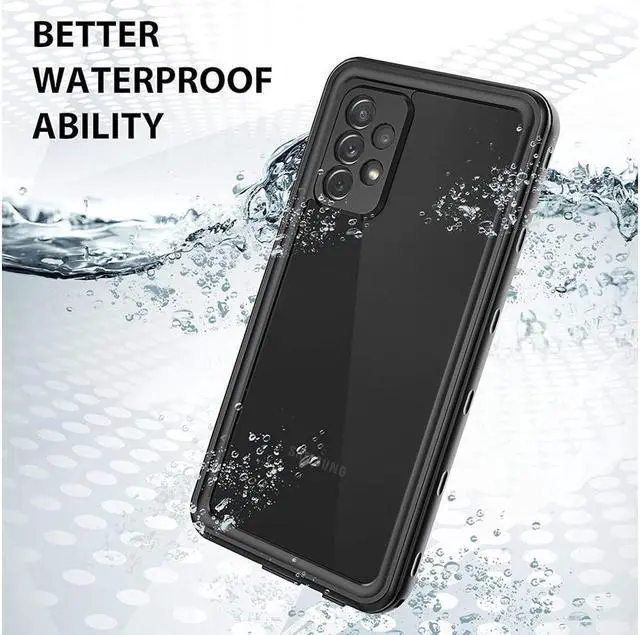Alt view image 2 of 7 - BONAEVER For Samsung Galaxy A72 4G Waterproof Case Underwater Case Built-in Screen Protector Shockproof Protective Cover for Galaxy A72 4G (Not Fit for 5G)