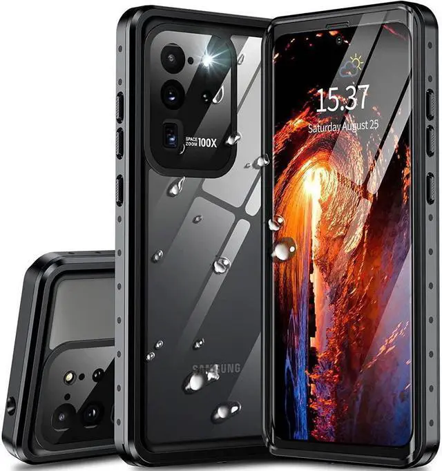 Main image of BONAEVER For Samsung Galaxy S20 Ultra Case Waterproof Built-in Screen Protector Full-Body Rugged Cover Shockproof Dustdproof Case for Galaxy S20 Ultra 6.9 inches