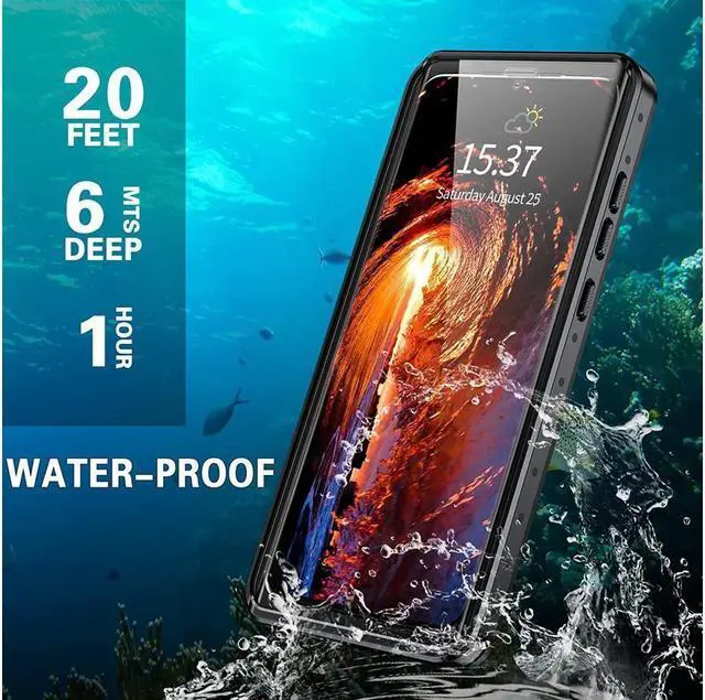 Alt view image 2 of 7 - BONAEVER For Samsung Galaxy S20 Ultra Case Waterproof Built-in Screen Protector Full-Body Rugged Cover Shockproof Dustdproof Case for Galaxy S20 Ultra 6.9 inches