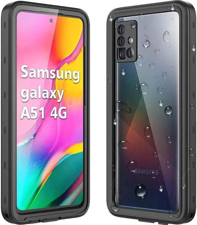 Main image of BONAEVER For Samsung Galaxy A51 4G Case IP68 Waterproof Du Standproof Shockproof Case with Screen Protector Underwater Protective Cover for Galaxy A51 4G [Not Fit 5G]