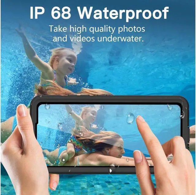 Alt view image 3 of 7 - BONAEVER For Samsung Galaxy A42 5G Waterproof Case with Built-in Screen Protector Underwater Du Standproof Shockproof Protective Cover for Galaxy A42 5G 6.6 inch