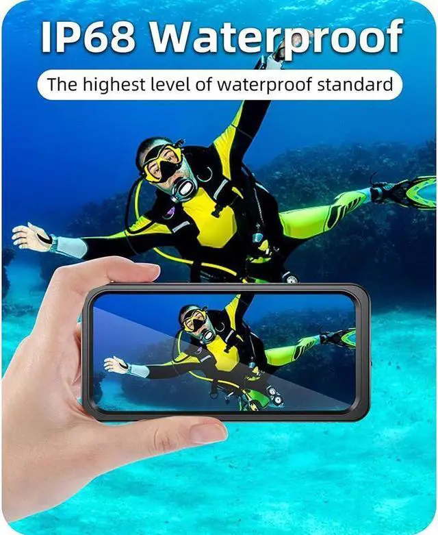 Alt view image 3 of 7 - BONAEVER For iPhone 11 Pro Waterproof Case Protection Underwater Dirtproof Shockproof Clear Cover with Built-in Screen Protector for iPhone 11 Pro 5.8 inch