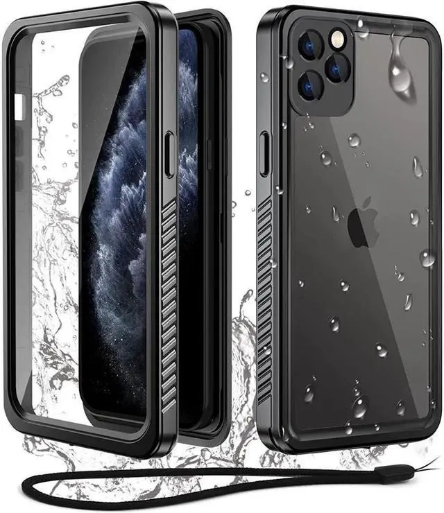 Main image of BONAEVER For iPhone 11 Pro Max Waterproof Case Protection Underwater Shockproof Clear Cover with Built-in Screen Protector for iPhone 11 Pro Max 6.5 inch