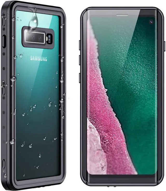 Main image of BONAEVER For Samsung Galaxy S10 5G Case S10 Waterproof Case with Screen Protector Protective Shockproof Cover IP68 Waterproof Clear Case for Galaxy S10 5G 6.7 inch