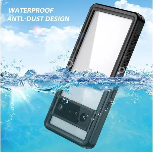 Alt view image 2 of 7 - BONAEVER Google Pixel 6 Pro Case Waterproof Shockproof Clear Protective Case with Built-in Screen Protector Case Slim Cover for Pixel 6 Pro 6.71 Inches