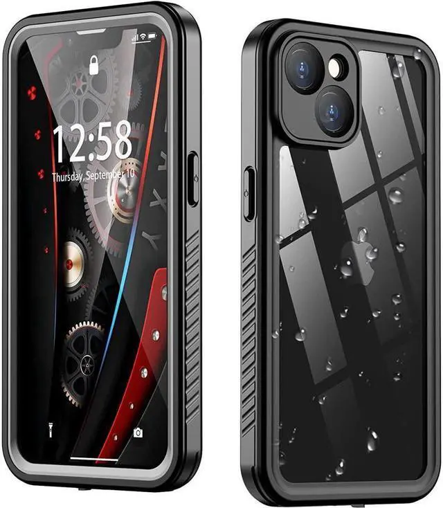 Main image of BONAEVER For iPhone 14 Plus Case Waterproof Shockproof Bumper Case with Built-in Screen Protector Du Standproof Phone Case for iPhone 14 Plus 5G 6.7 inch